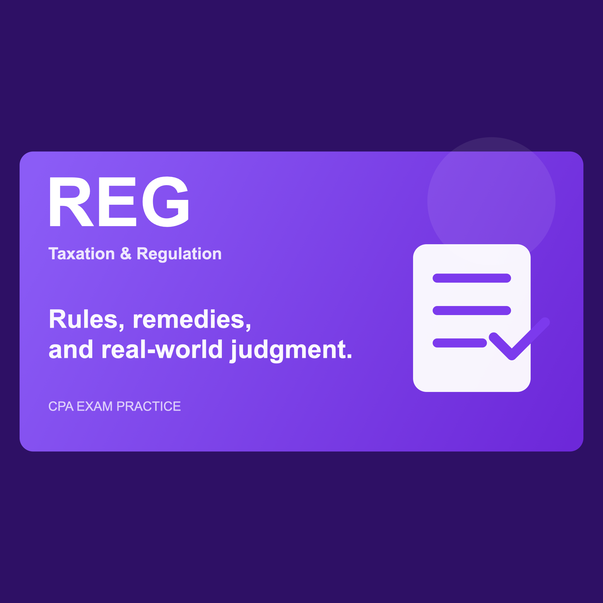 REG Complete Prep